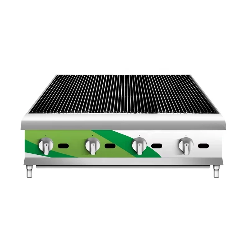 Commercial Kitchen Grill - Gas bbq Grill charbroiler GBL-4 Commercial