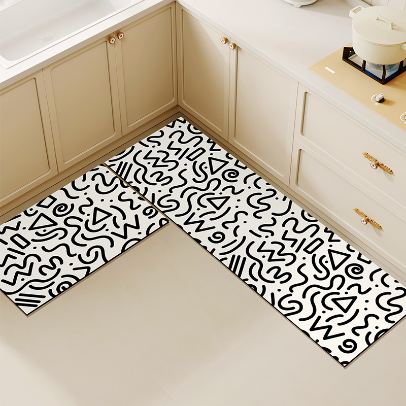 Commercial Kitchen Mats Anti Fatigue - Kitchen Carpet Long Rug Pvc Leather