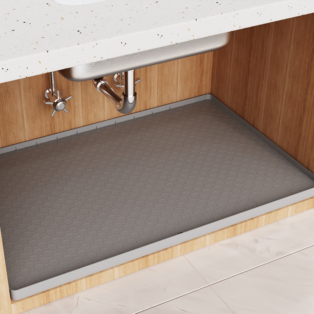 Commercial Kitchen Floor Drain - New Waterproof Sink Pad 34x22 Cabinet