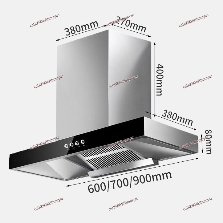 Commercial Kitchen Hood - Range Hood Large Suction Household Kitchen