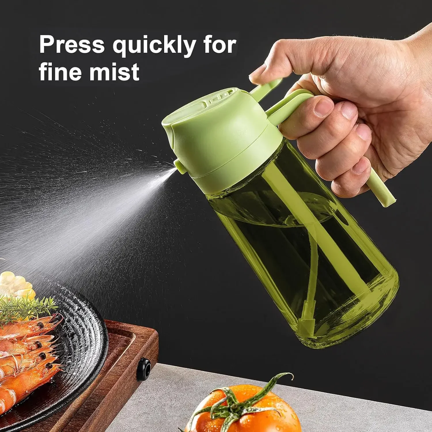 2in1 Black Glass Olive Oil Spr - огляд і ціна Commercial Kitchen Sprayer