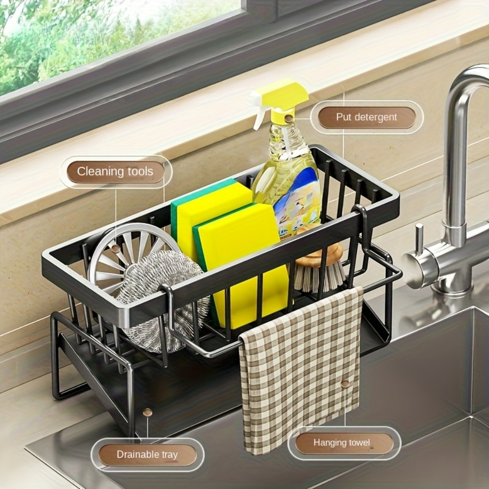 Kitchen Sink Caddy Sponge Hold - огляд і ціна Commercial Kitchen Floor Drain