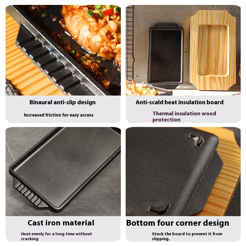 Cast Iron Teppanyaki Grill Pla - огляд і ціна Commercial Kitchen Grill