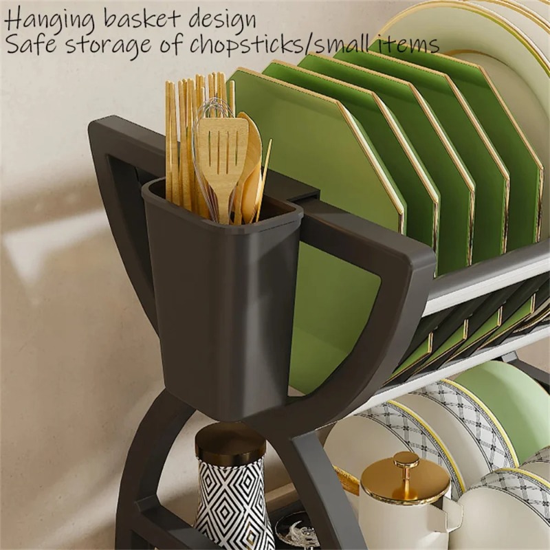 2 Tier Dish Drying Rack Kitche - огляд і ціна Commercial Kitchen Floor Drain
