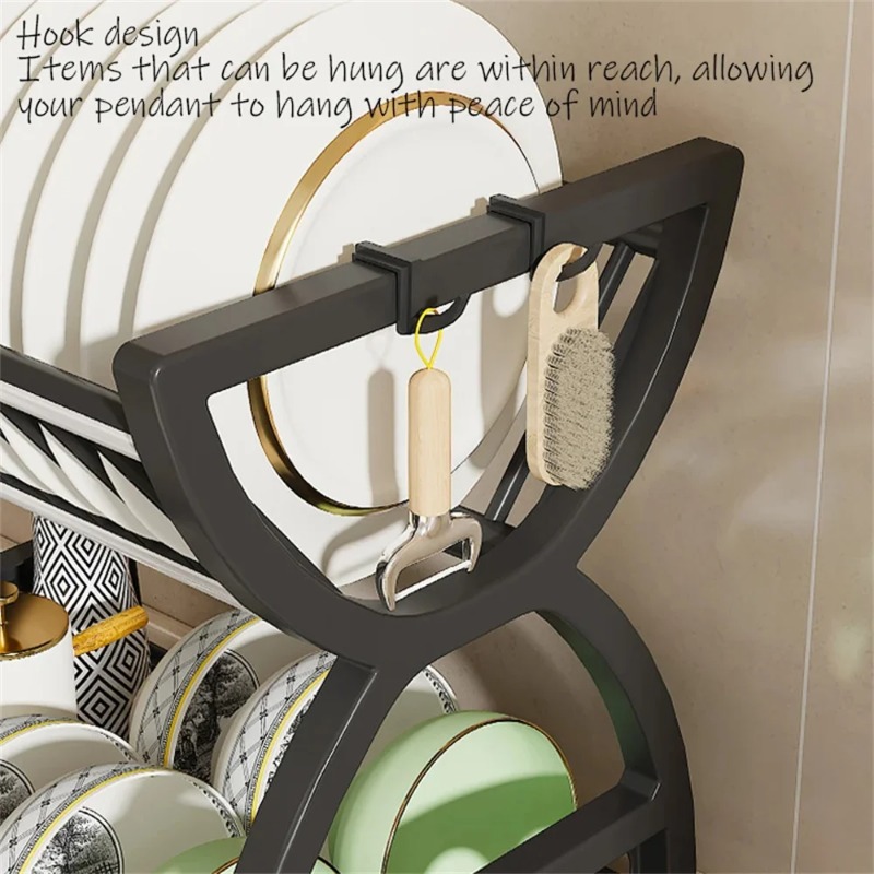 2 Tier Dish Drying Rack Kitche - огляд і ціна Commercial Kitchen Floor Drain