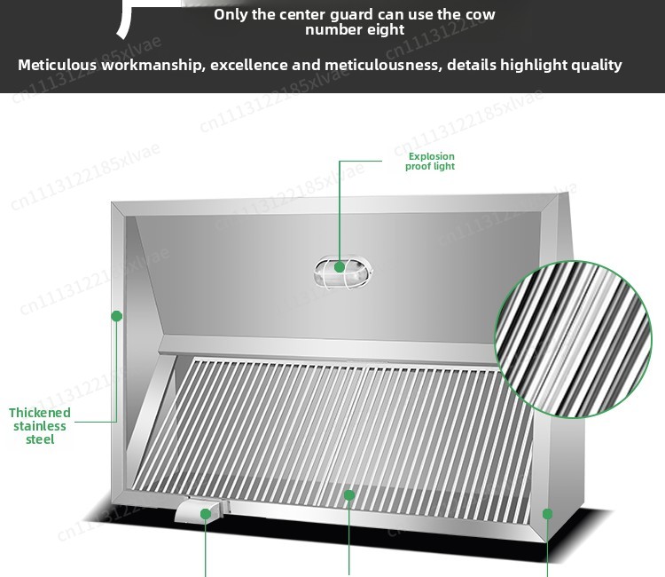 Thickened Stainless Steel Fume - огляд і ціна Range Commercial Kitchen