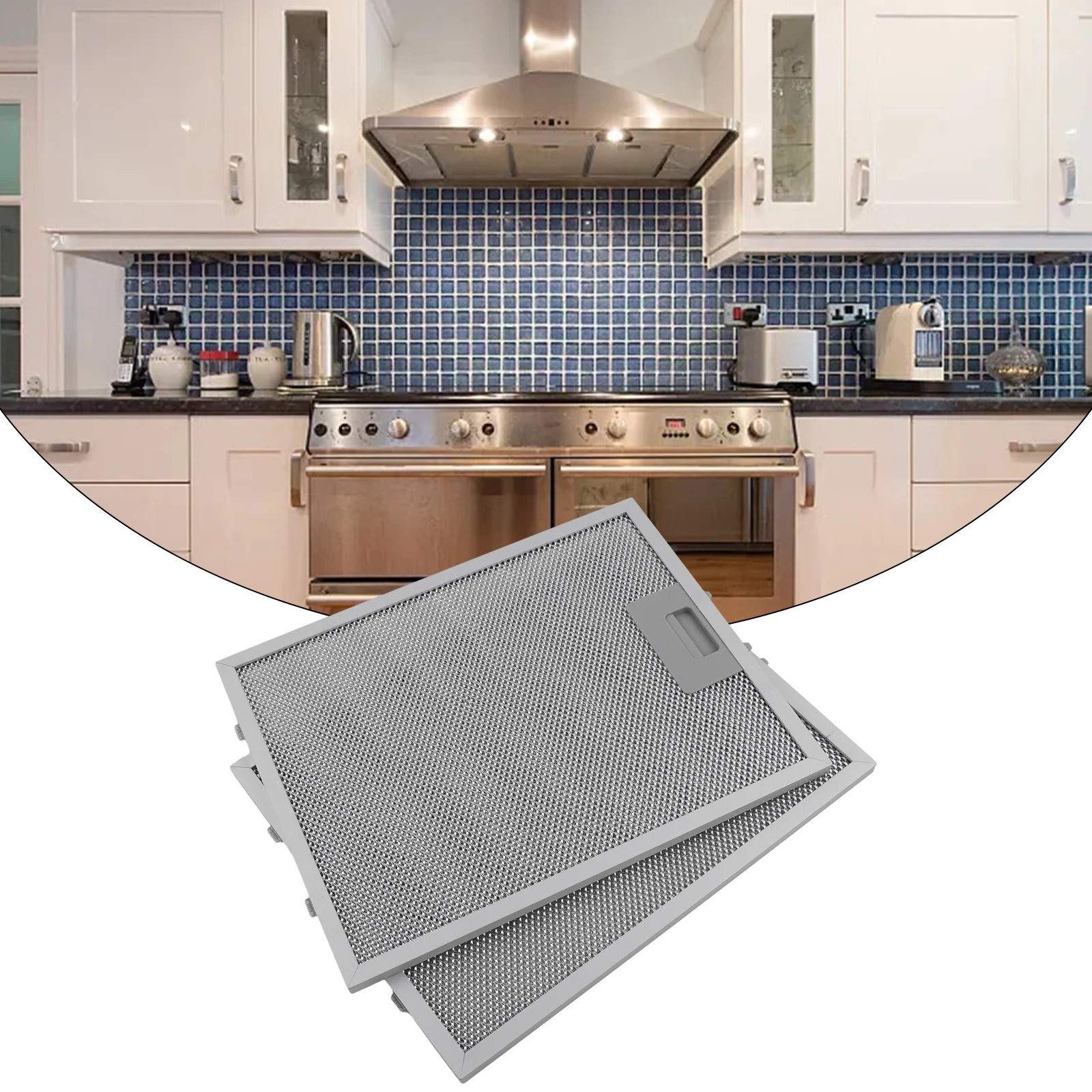 2PCS Cooker Hood Filters Metal - огляд і ціна Commercial Kitchen Hood