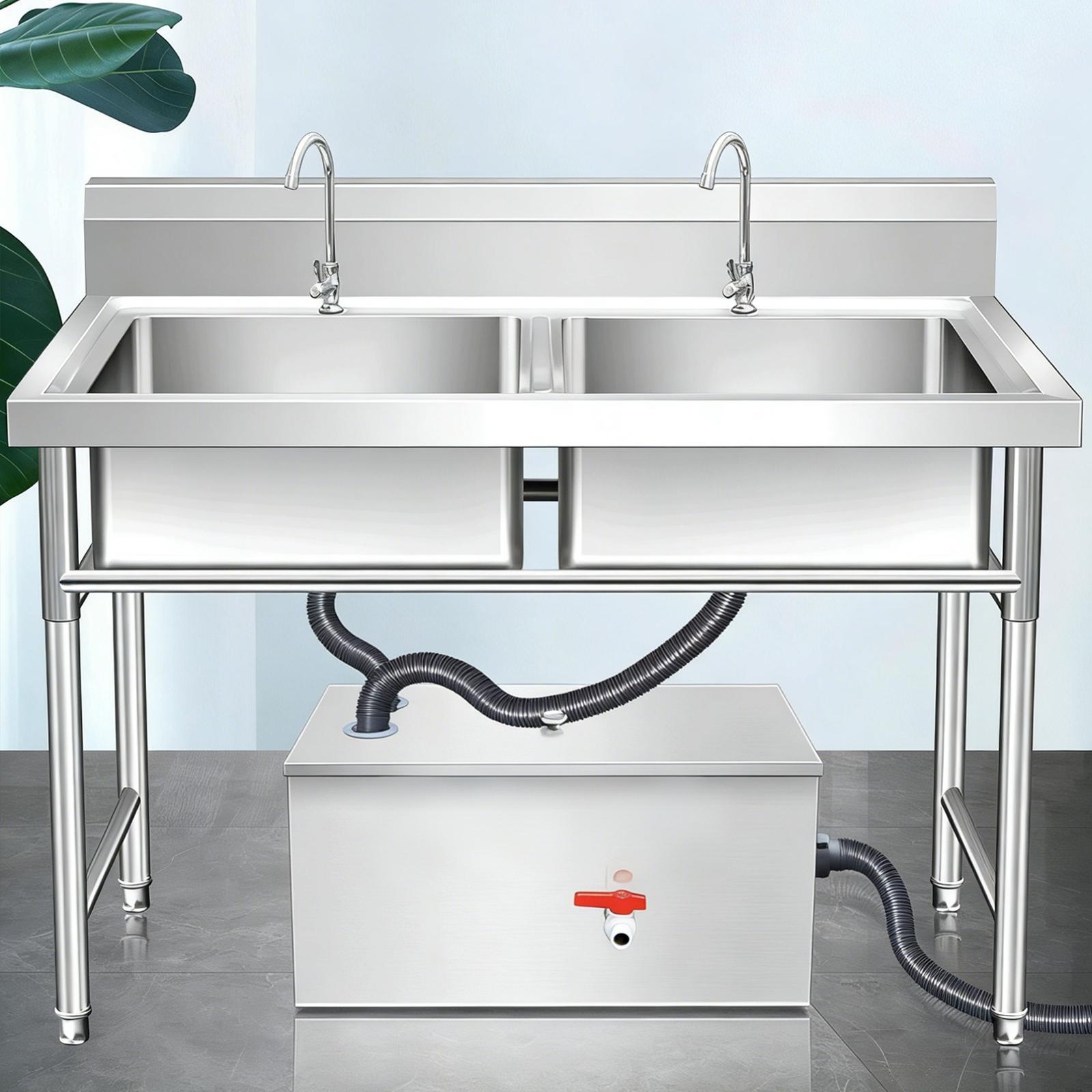 Commercial Grade Stainless Ste - огляд і ціна Commercial Kitchen Grease Interceptor