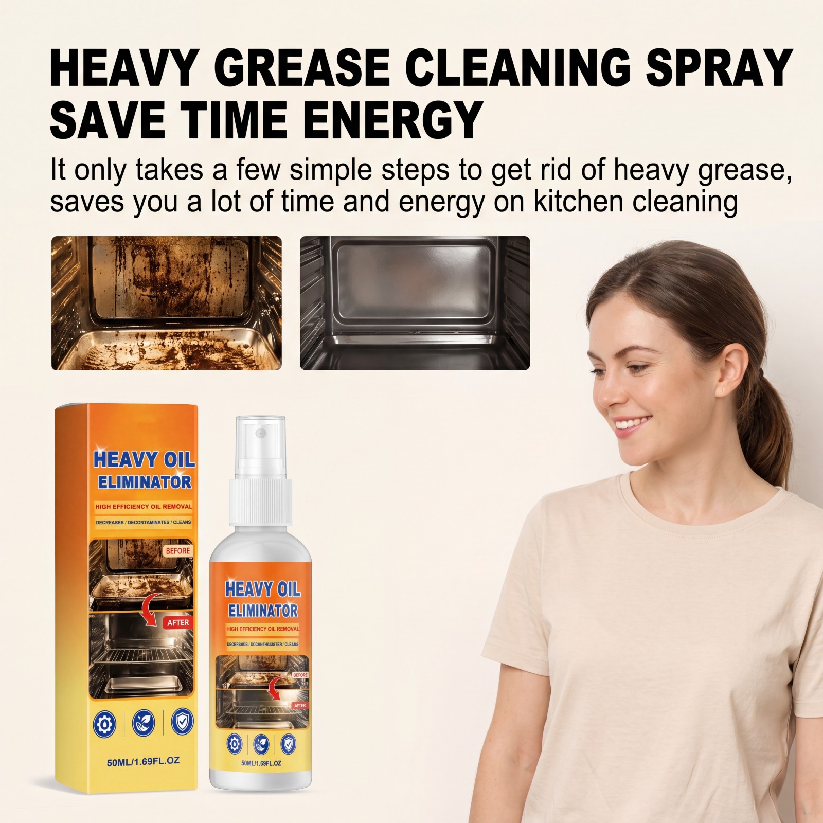 Kitchen Grease Cleaning Spray  - огляд і ціна Commercial Kitchen Hood