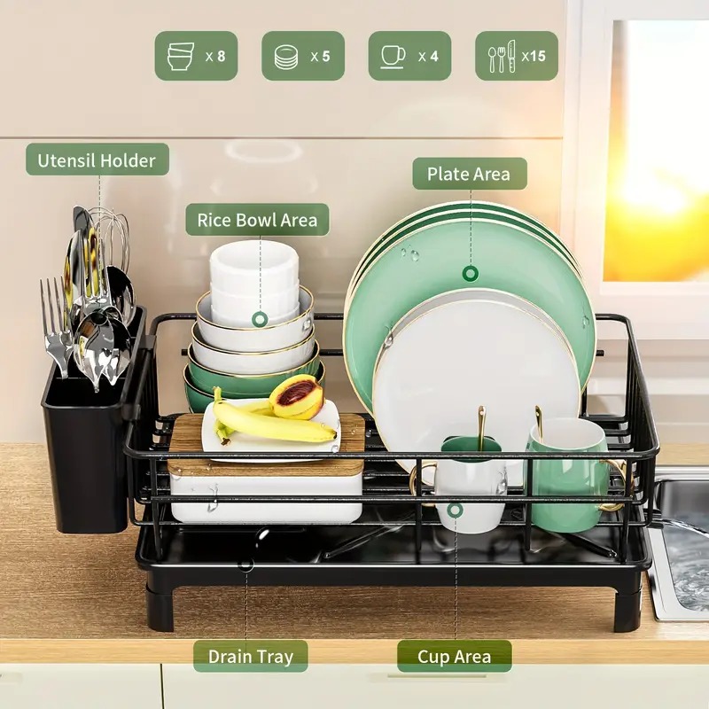 Rustproof Dish Drying Rack Kit - огляд і ціна Commercial Kitchen Floor Drain