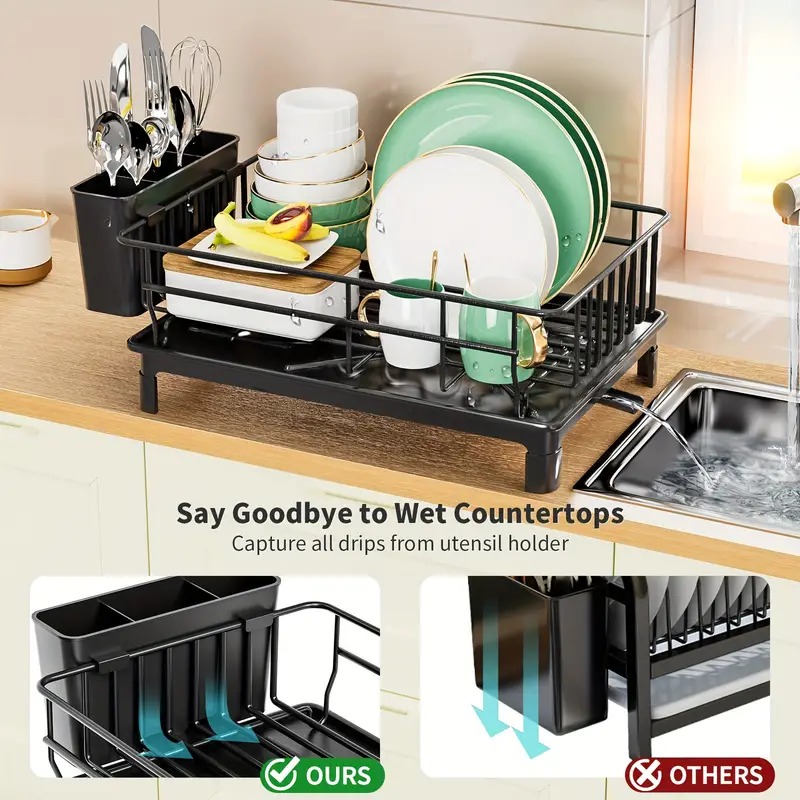 Rustproof Dish Drying Rack Kit - огляд і ціна Commercial Kitchen Floor Drain