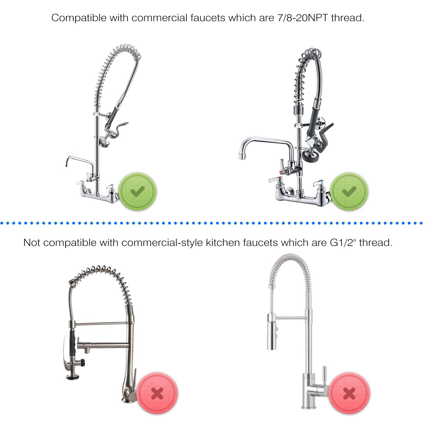 In stock Pre Rinse Sprayer Com - огляд і ціна Commercial Kitchen Sprayer