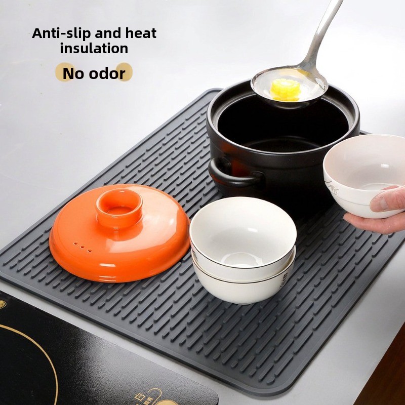 Silicone Dish Drying Mat for K - огляд і ціна Commercial Kitchen Floor Drain