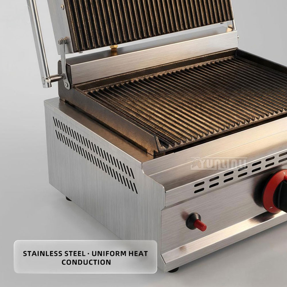 GH-812 Gas Pressure Plate Gril - огляд і ціна Commercial Kitchen Grill